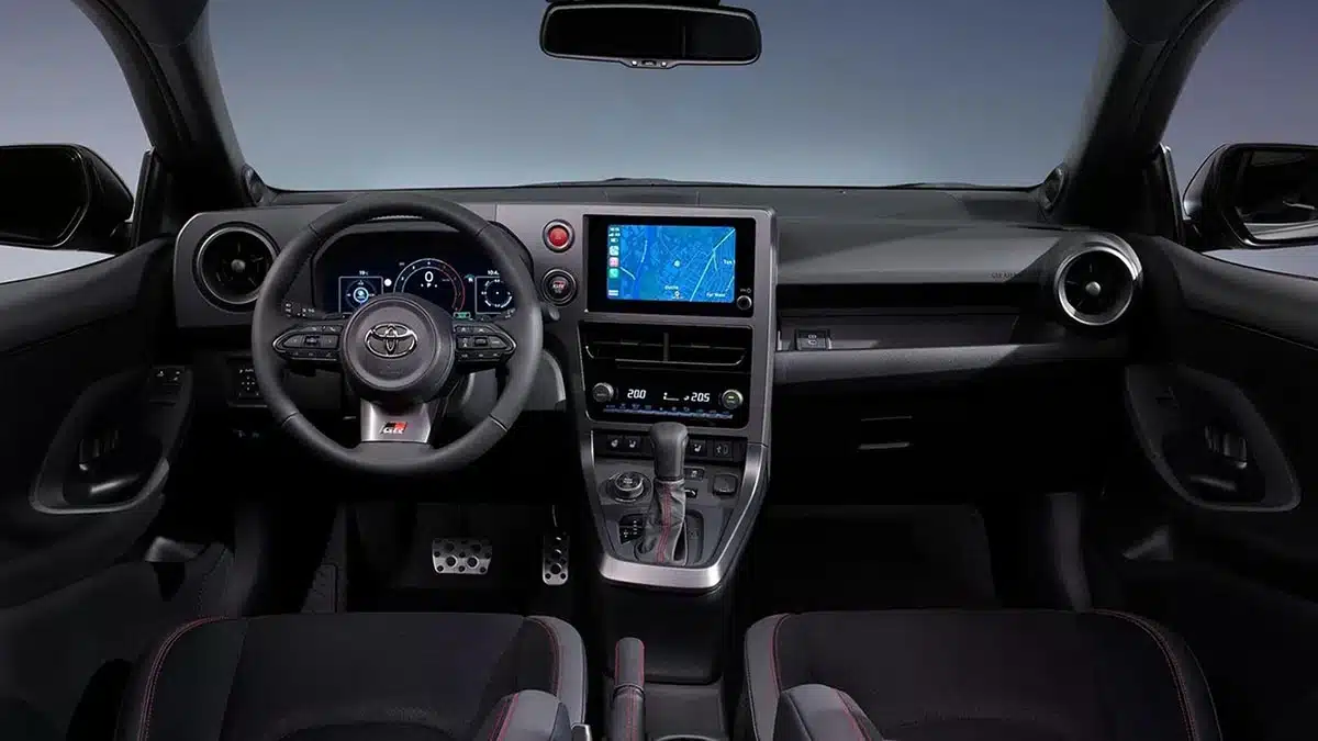 Intérieur de la nouvelle Toyota GR Yaris