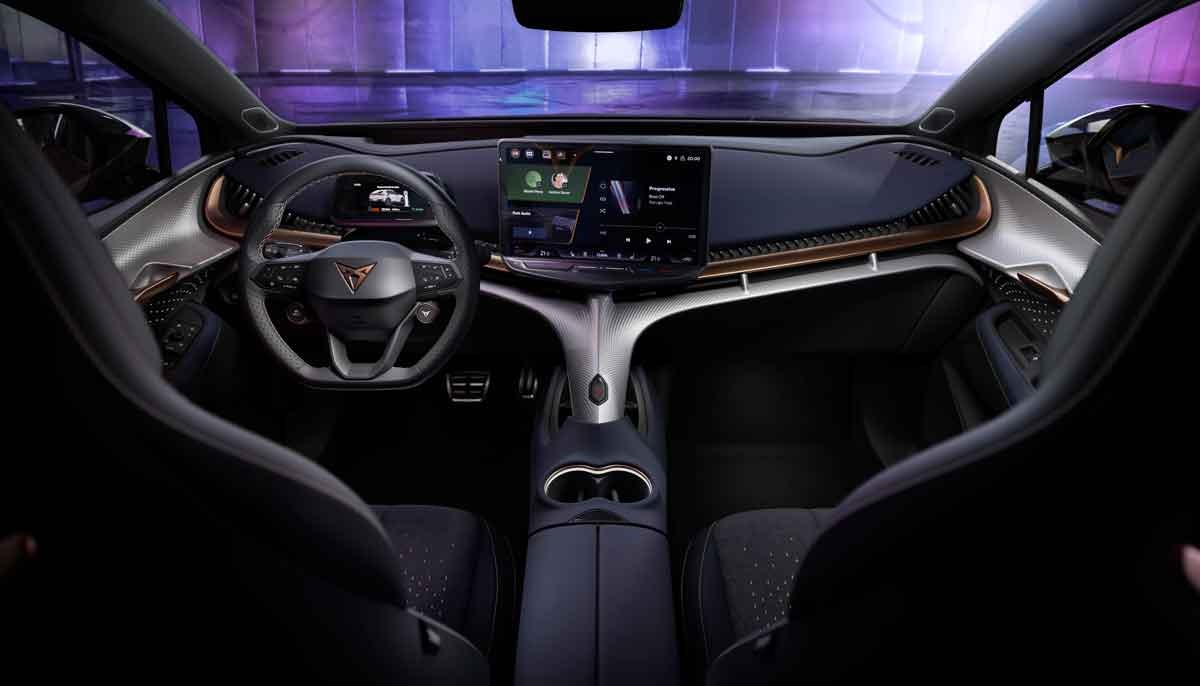 Nouveau SUV coupé Cupra avec une autonomie de 568 km.