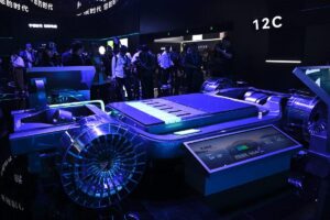 Vue latérale de la batterie Shenxing Plus CATL, module LFP haute densité 800 V