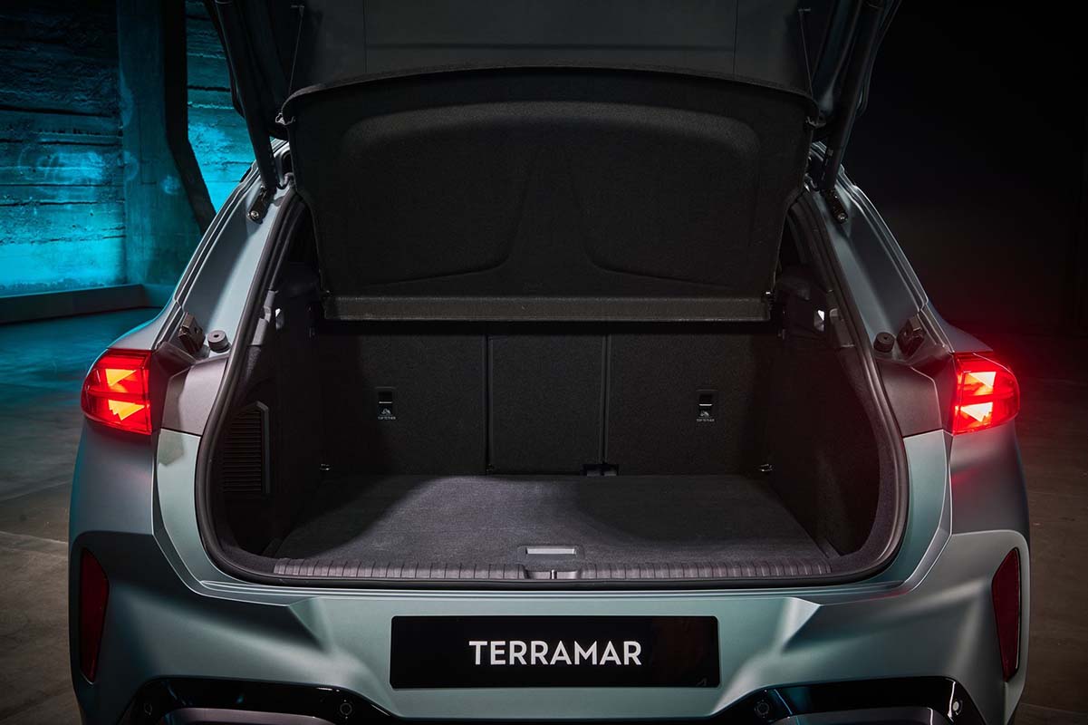  Coffre du CUPRA Terramar 2025 avec volume optimisé pour la famille et les loisirs