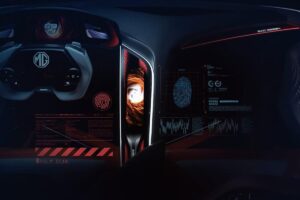 MG Cyber X Concept, SUV électrique au design futuriste exposé au salon de Shanghai, préfigurant la nouvelle gamme tout-terrain