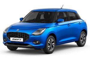 Nouvelle génération de la Suzuki Swift de couleur bleu