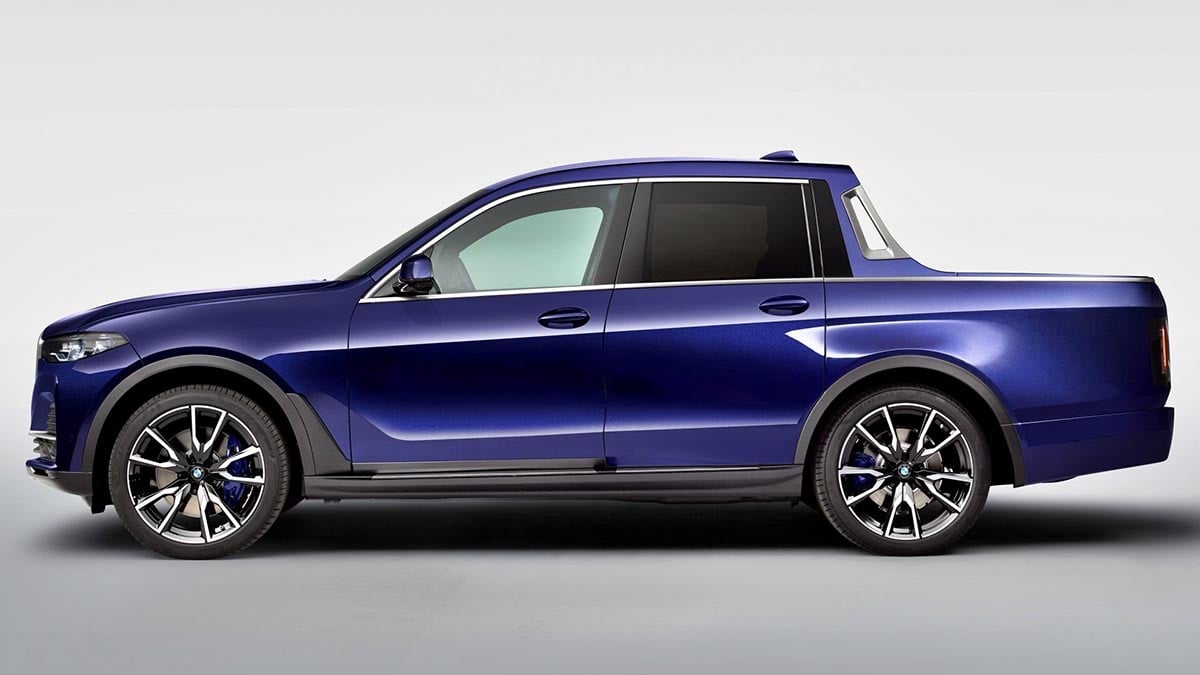  Vue de profil du BMW X10 concept inspiré de l’Ineos Grenadier
