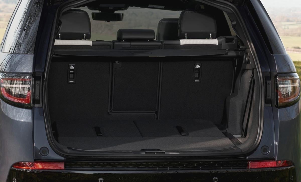 Coffre du Land Rover Discovery Sport en configuration 5 places avec volume de 780 litres