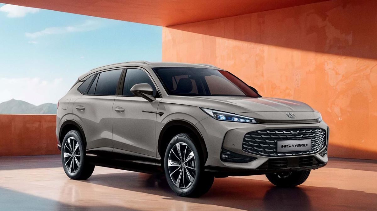 MG HS Hybrid+ SUV hybride non rechargeable 224 ch calandre imposante jantes 19 pouces