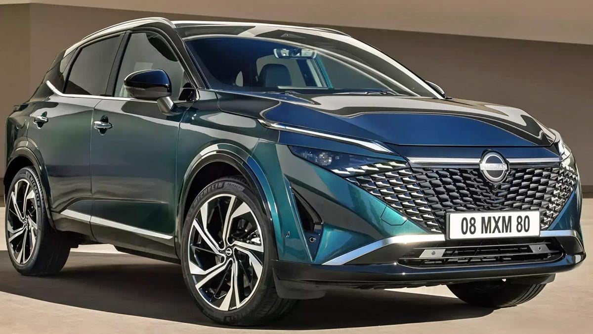 Calandre et signature lumineuse du Nissan Qashqai e‑Power 2026 inspirées du design Ariya