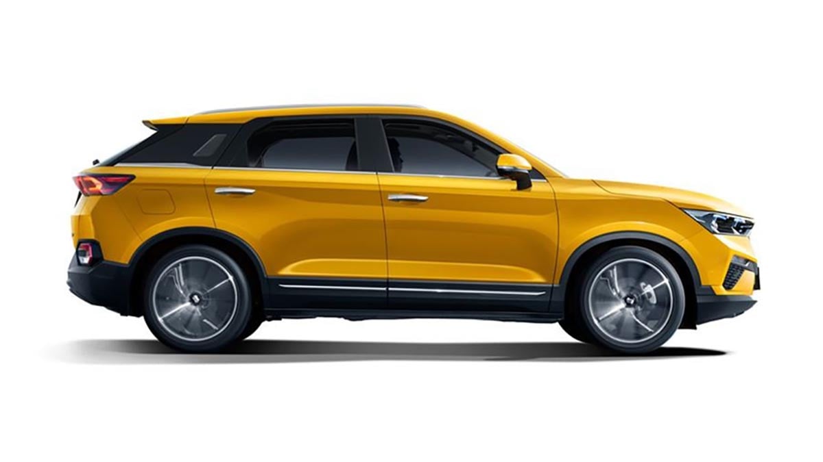  SUV Bestune T77 profil complet, jantes alliage 19 pouces et design dynamique