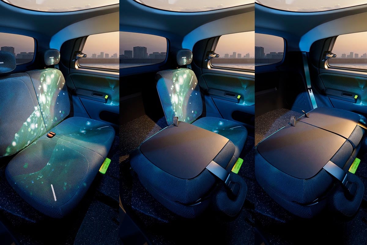  Banquette arrière de la Renault Twingo électrique 2026 avec espace optimisé pour deux passagers adultes