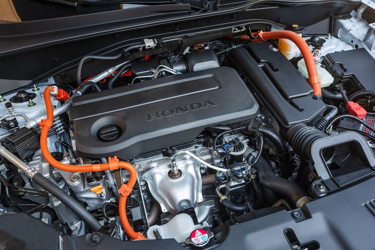 Bloc hybride e:HEV de 184 ch du Honda ZR-V combinant moteur thermique et électrique