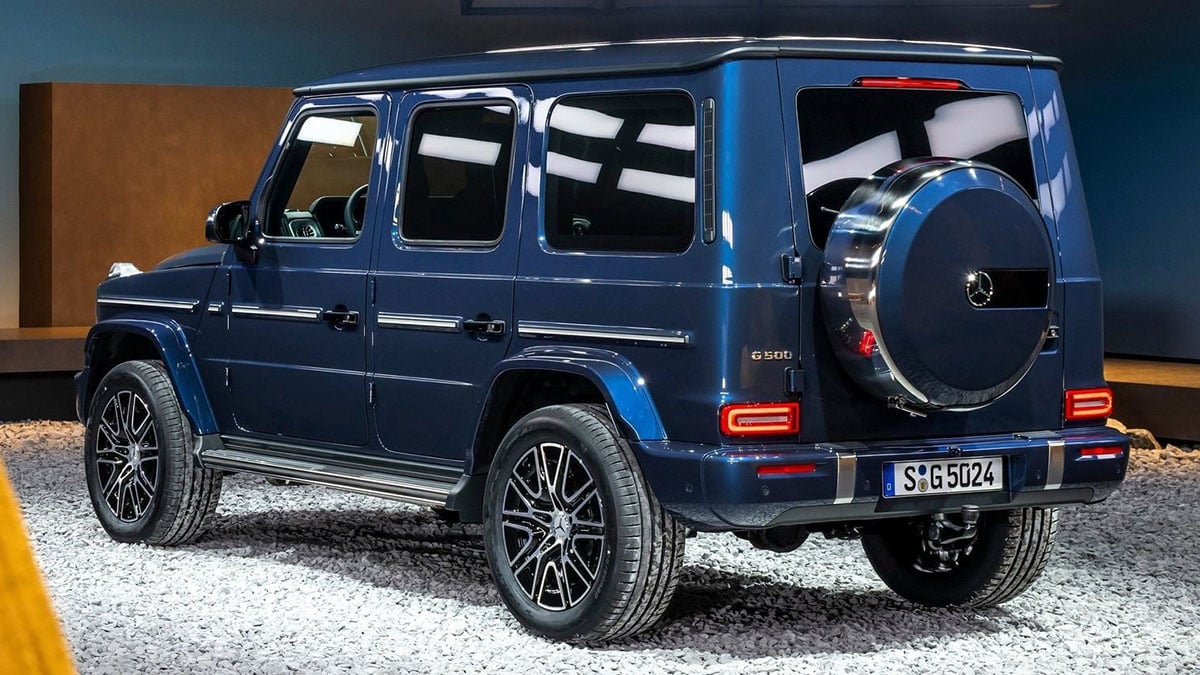 Châssis à longerons du Mercedes G mini électrique, conçu pour le franchissement