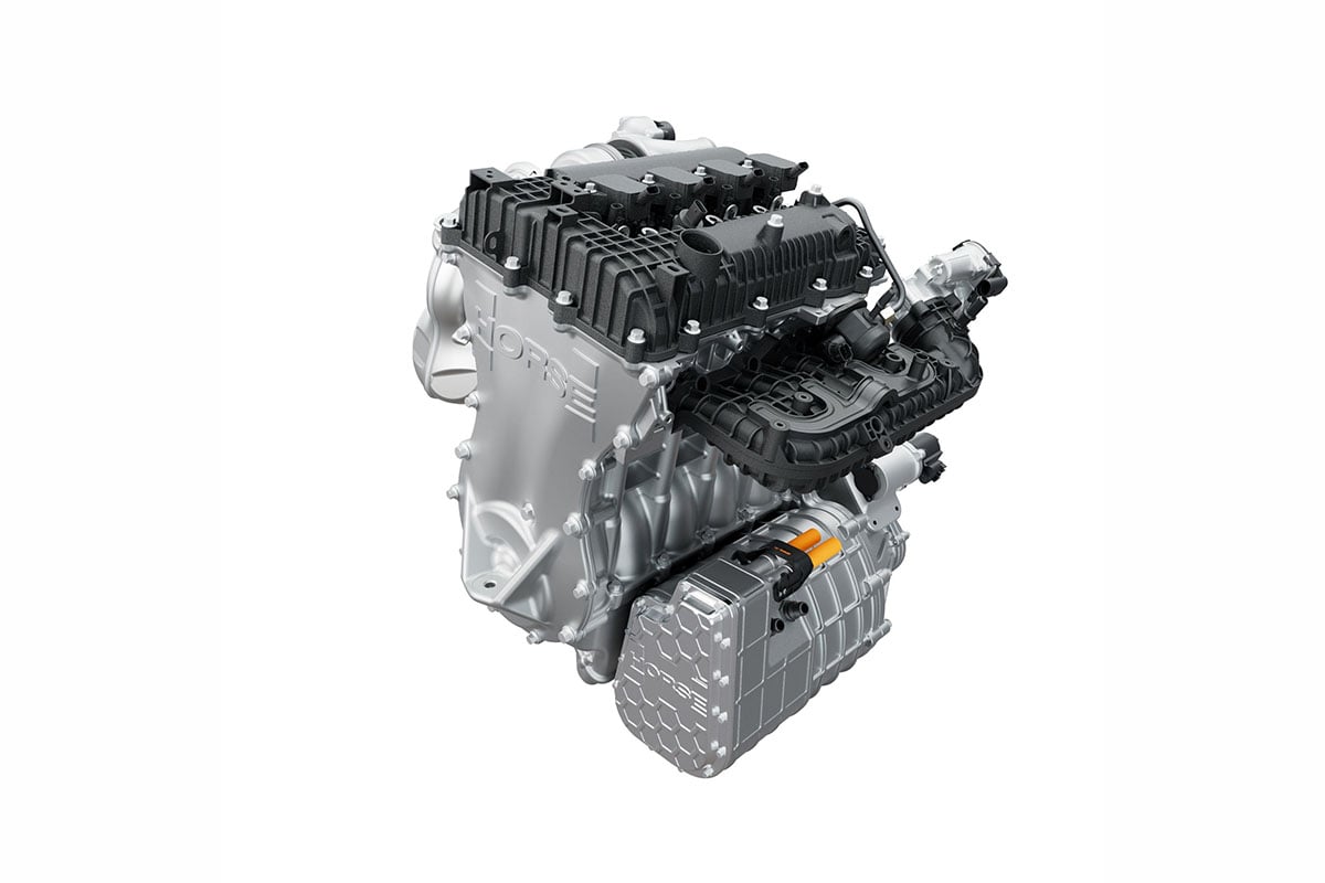 Vue supérieure du moteur Horse C15 montrant la compacité de l’architecture