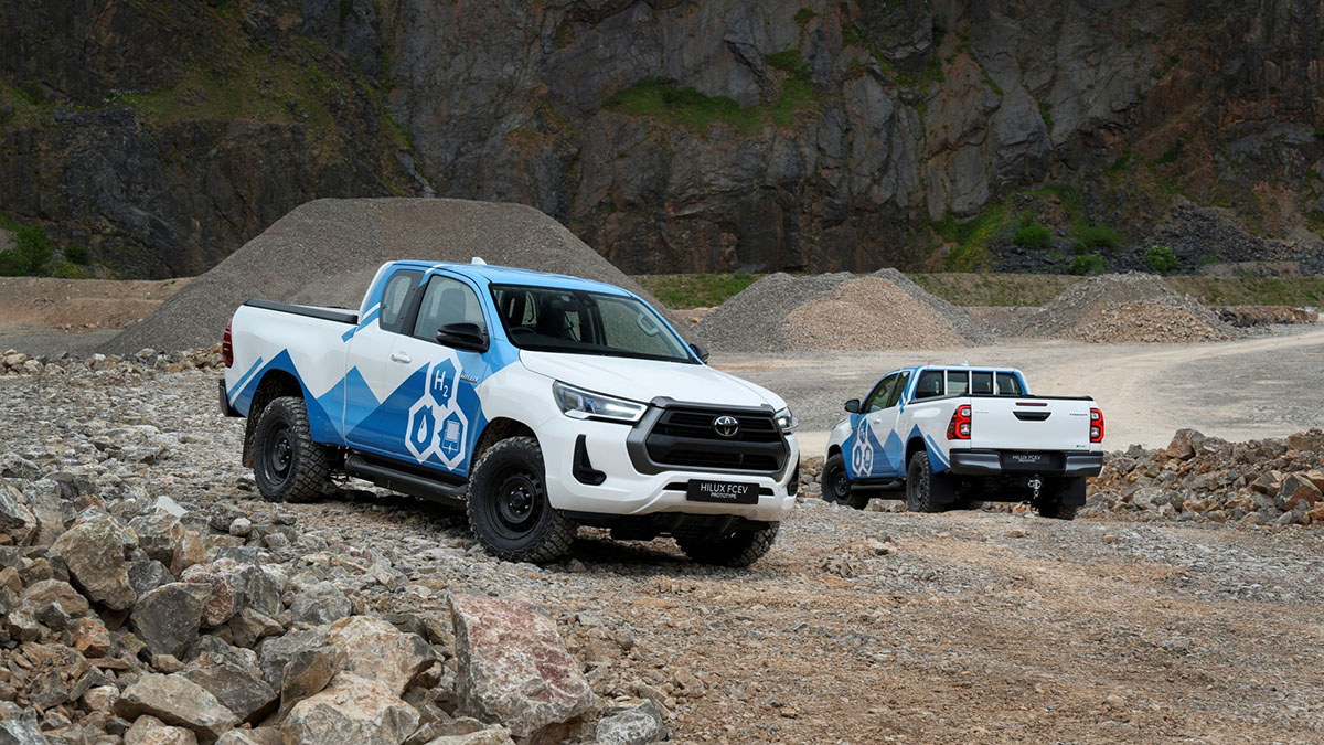 Prototype du Toyota Hilux hydrogène FCEV testé en conditions réelles