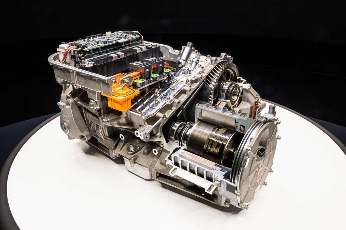 Moteur électrique Ferrari Elettrica 2026 avec refroidissement liquide et transmission intégrée