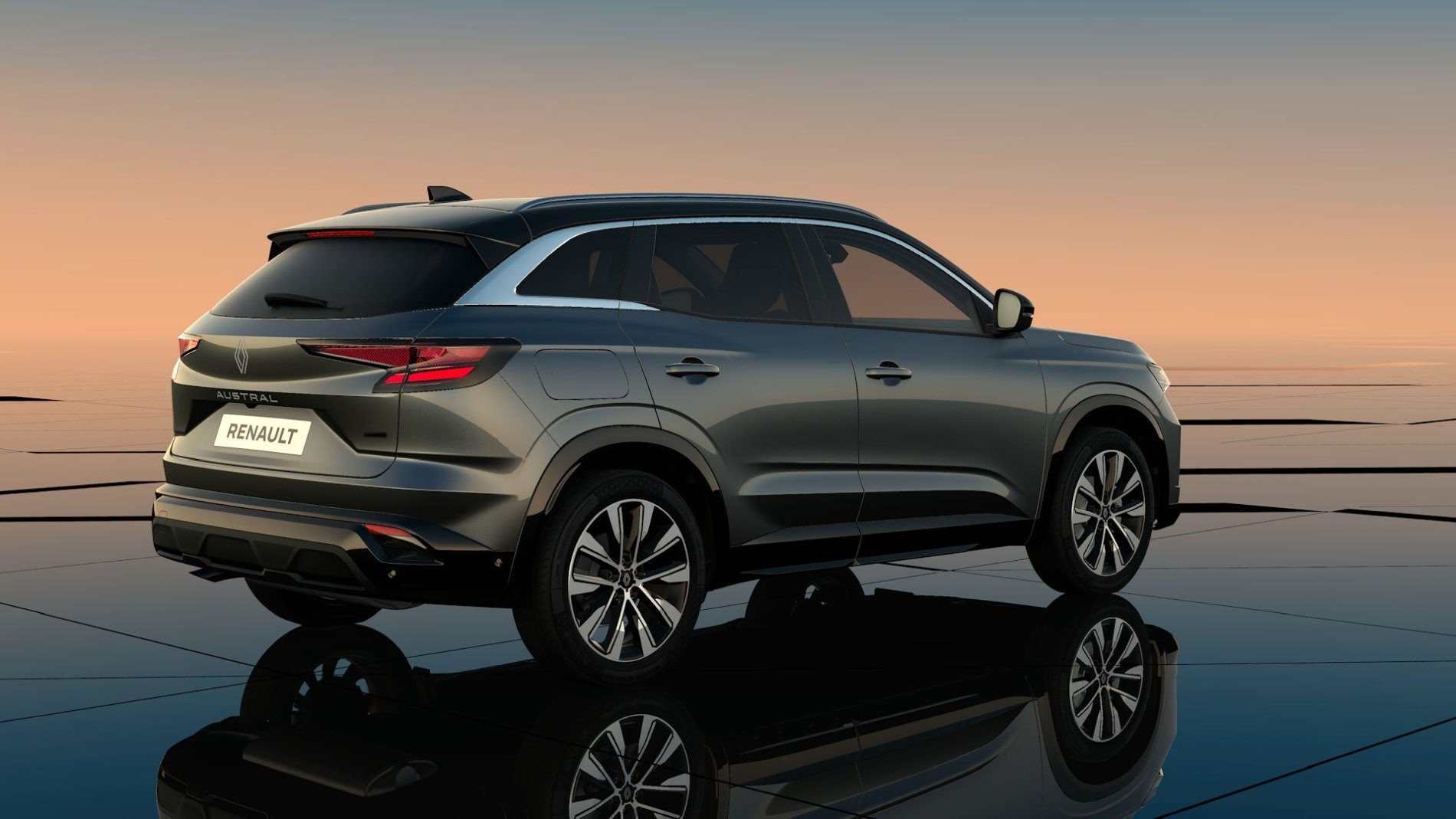 Arrière du Renault Austral 2026 avec hayon large et coffre pratique